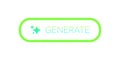 AI generated gradient neon button for artificial intelligence generate app vector design. Artificial intelligence Royalty Free Stock Photo