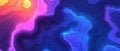 Abstract topographic patterns with vibrant magenta, blue, and purple gradients, creating a surreal, energetic, and modern art p