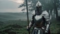 Battle of Campanella: Tale of the legend king Arthur-AI Generated Digital Art