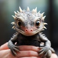 an image of a lizard with it's eyes wide open Royalty Free Stock Photo