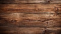 AI generated illustration of distressed, wooden flooring with a natural brown hue