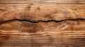 AI generated illustration of distressed, wooden flooring with a natural brown hue