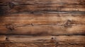 AI generated illustration of distressed, wooden flooring with a natural brown hue