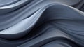 AI generated illustration of gray wavy patterns on a gray background