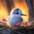 Arctic Tern chick Royalty Free Stock Photo
