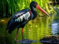 Black Necked Stork