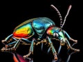 Carabus obsoletus Royalty Free Stock Photo