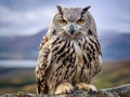 European Eagle Owl Royalty Free Stock Photo