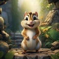 Funny chipmunk