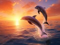 Jumping Dolphins