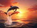 Jumping Dolphins