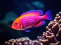 Sunrise dottyback Royalty Free Stock Photo