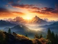 Sunset Mountains