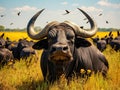 Wild African Buffalo Royalty Free Stock Photo