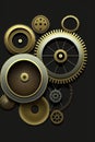 Gears and gizmos: engineering and machinations Royalty Free Stock Photo