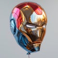 AI generated illustration of an Iron Man balloon Royalty Free Stock Photo