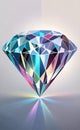 AI generated illustration of a large diamond