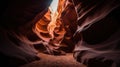 AI generated illustration of the majestic Navajo Upper Antelope Canyon - perfect wallpaper