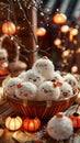 AI generated illustration of miniature rice dumplings celebrating the Chinese Yuanxiao Festival