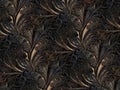 AI-generated illustration of Oiled Bronze Fractal Art Royalty Free Stock Photo