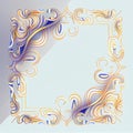 Ethereal Isometric Border Design, Made with Generative AI