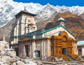 AI generated illustration of a painting of a Kedarnath Dham Temple