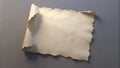 A white ripped paper sheet