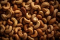 AI generated illustration of a pile of various types of cashews