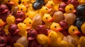 Autumnal Assembly: Maroon to Brown Rubber Duck Spectrum