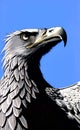 AI generated illustration portrait of an eagle Royalty Free Stock Photo