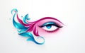 Elegant Essence: Isolated 3D Beauty Icon Illustration