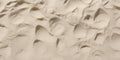 AI generated illustration of the sand on the beach with footprints Royalty Free Stock Photo