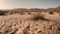 AI generated illustration of sandy dunes in the desert