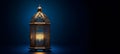 AI generated illustration of A stunning image of a traditional Arabian lantern.