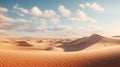 AI generated illustration of a stunning view of the Sahara Desert