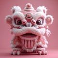 AI generated illustration of a traditional Chinese dragon toy Royalty Free Stock Photo