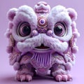 AI generated illustration of a traditional Chinese dragon toy Royalty Free Stock Photo