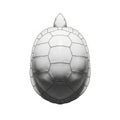 AI-generated illustration of a turtle shell viewed from above Royalty Free Stock Photo