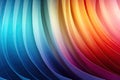 AI generated illustration of A vibrant abstract background featuring colorful undulating waves