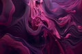 AI generated illustration of vibrant bold purple and pink swirls