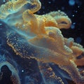 AI generated illustration of A vibrant underwater scene