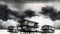 Waterfront houses on stilts - can they endure extreme weather?