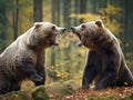 Ai Generated illustration Wildlife Concept of Bear game