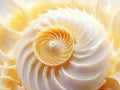 Ai Generated illustration Wildlife Concept of Cockle shell