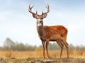 Ai Generated illustration Wildlife Concept of European Roe Deer Capreolus capreolus