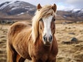 Ai Generated illustration Wildlife Concept of Icelandic horse