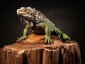 Ai Generated illustration Wildlife Concept of Iguana Lizard