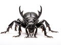 Ai Generated illustration Wildlife Concept of Isolated stag-beetle Royalty Free Stock Photo