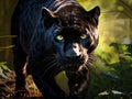 Ai Generated illustration Wildlife Concept of Jaguar (Panthera onca)