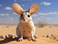 Ai Generated illustration Wildlife Concept of Jerboa